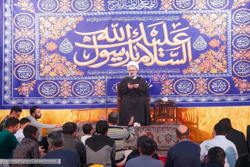گزارش تصویری مراسم جشن مبعث رسول خدا (ص) 11 بهمن 1403 - استاد مهدی دانشمند - هیئت محبان الرضا مشهد