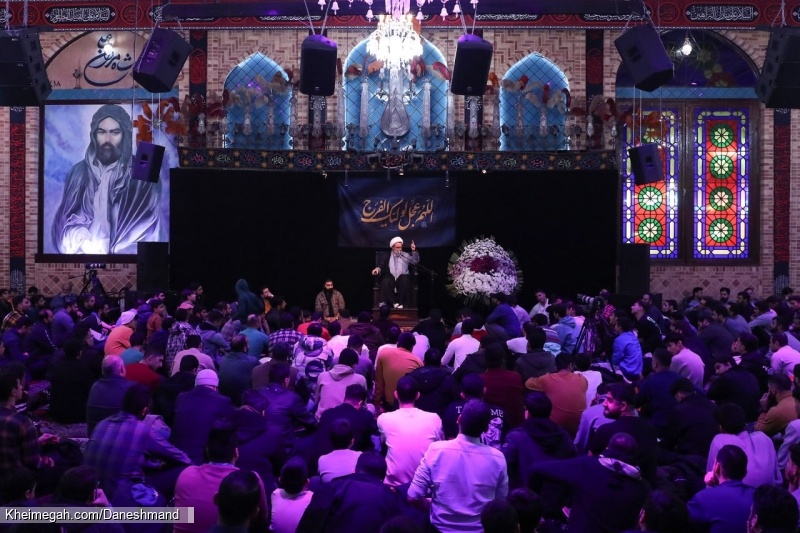 گزارش تصویری مراسم جشن ولادت امام زمان (عج) نیمه شعبان 1403 - استاد مهدی دانشمند - هیئت الرضا تهران