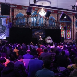 گزارش تصویری مراسم جشن ولادت امام زمان (عج) نیمه شعبان 1403 - استاد مهدی دانشمند - هیئت الرضا تهران