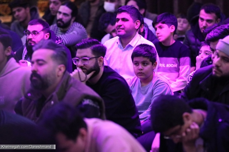 گزارش تصویری مراسم جشن ولادت امام زمان (عج) نیمه شعبان 1403 - استاد مهدی دانشمند - هیئت الرضا تهران