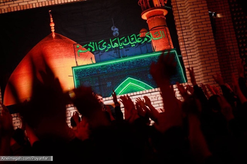تصویر مراسم شهادت امام هادی (ع) 1404 کربلایی محمدحسین پویانفر - هیئت ریحانه النبی - مسجد گیاهی تجریش