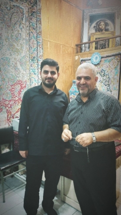 حاج ابراهیم رهبر و کربلایی امیرحسین قربانی
