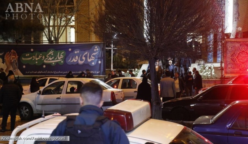 شب قدر گلزار شهدای وادی رحمت تبریز حاج امیرحسین قربانی