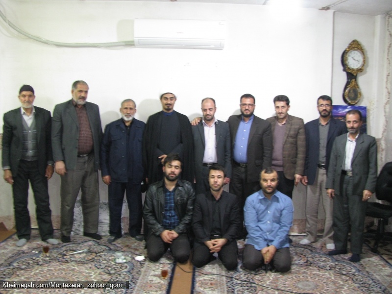 عکس دسته جمعی از اعضای هیئت منتظران ظهور