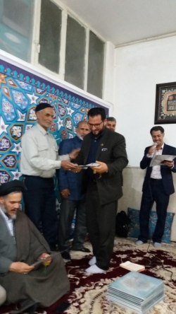 تجلیل از خادمان و مادحین و سخنرانان هیئت