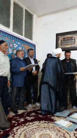 تجلیل از خادمان و مادحین و سخنرانان هیئت