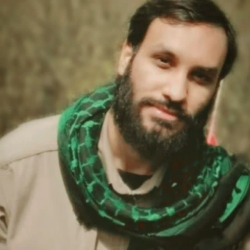 تصاویر کربلایی امیر کوهستانی در ورزقان محل شهادت شهید رئیسی