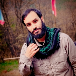 تصاویر کربلایی امیر کوهستانی در ورزقان محل شهادت شهید رئیسی