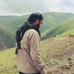 تصاویر کربلایی امیر کوهستانی در ورزقان محل شهادت شهید رئیسی