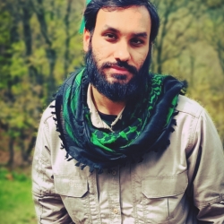 تصاویر کربلایی امیر کوهستانی در ورزقان محل شهادت شهید رئیسی
