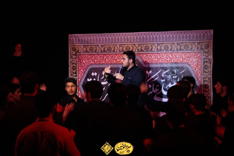 شهادت امام صادق علیه السلام حجج اسلام فیروزجایی و عالمی با شعر خوانی سید امیرعلی موسوی