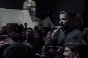 مراسم تشییع پیکر ذاکر با اخلاص خادم الحسین کربلایی علی کلهری