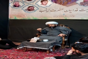 گزارش تصویری از عزاداری شام شهادت امام صادق (ع) 1404 هیئت فدائیان حضرت زینب(س)