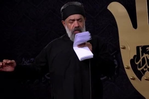من لی یکون حسب - دانلود ویدیو کلیپ مداحی زمینه شب سوم محرم 1404 1447 حاج محمود کریمی
