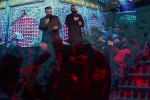 قلبمو آتیش زده این زهر جفا - دانلود ویدئو مداحی زمینه شهادت امام حسن عسکری 1404 کربلایی جواد مقدم